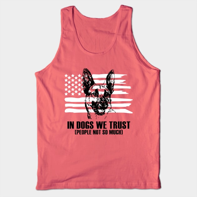 German Shepherd PTSD Service Dog Tank Top by LaurenElin